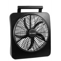 10" BATTERY OPERATED INDOOR/OUTDOOR FAN with ADAPTER - B07D6WTSSB